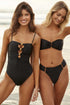 PQ Swim Nightfall Keyhole One Piece